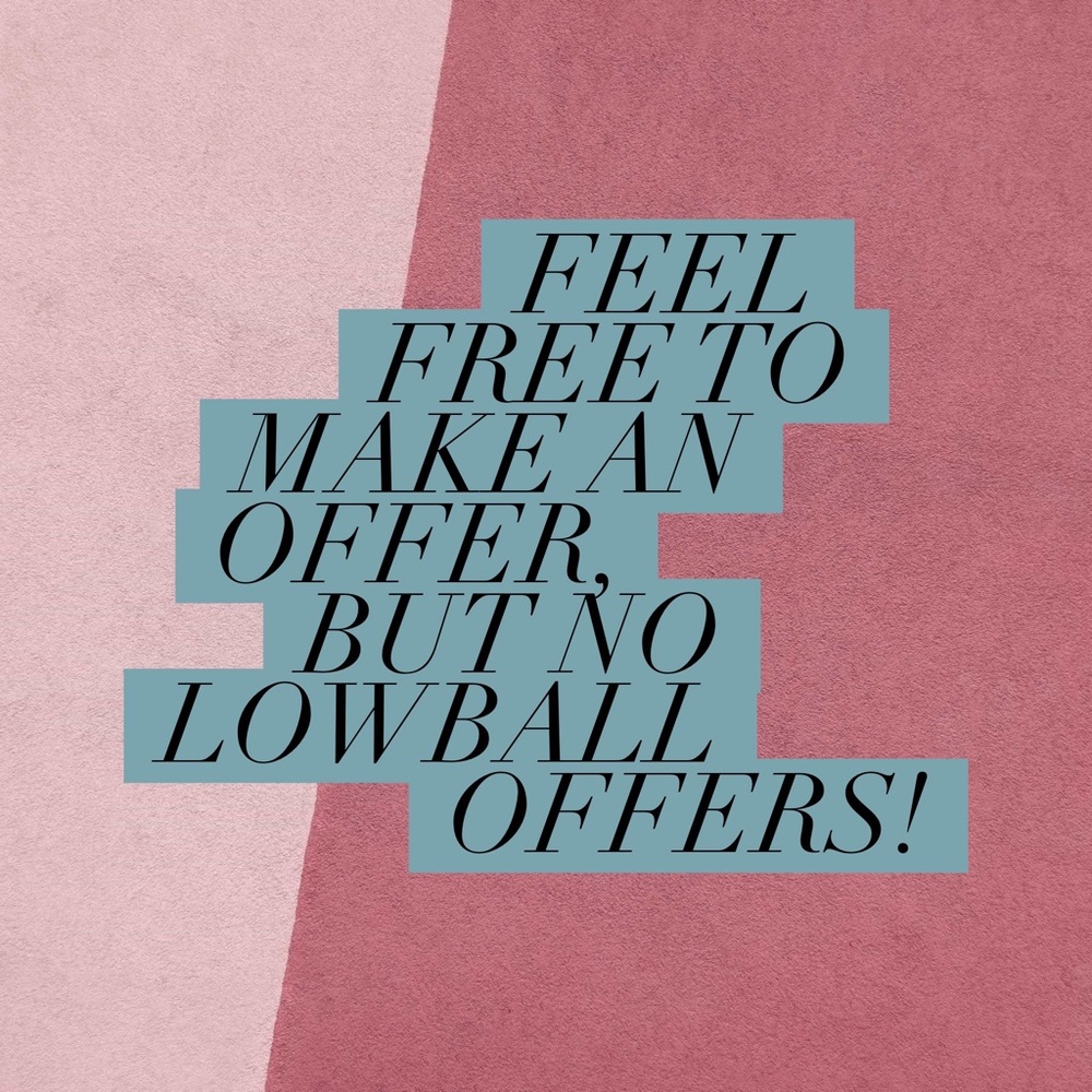 Make an offer! 👗👔👠👞👜